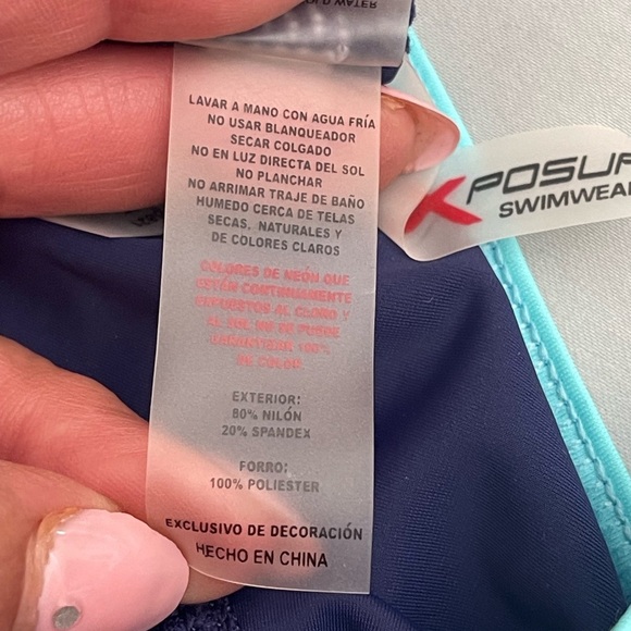 New ZeroXposur Double Strap Swimsuit with Skirt in Regular size 16.5 - Picture 12 of 16